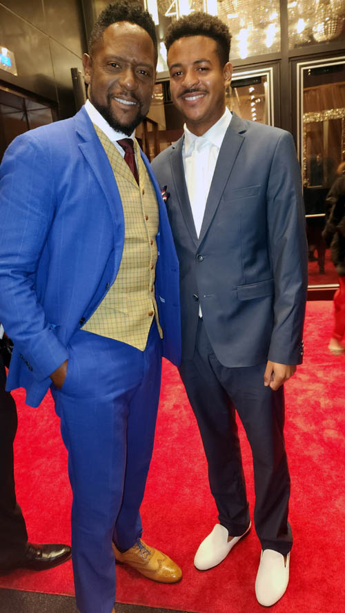 Blair Underwood and son. photo by: Rose Billings/Blacktiemagazine.com