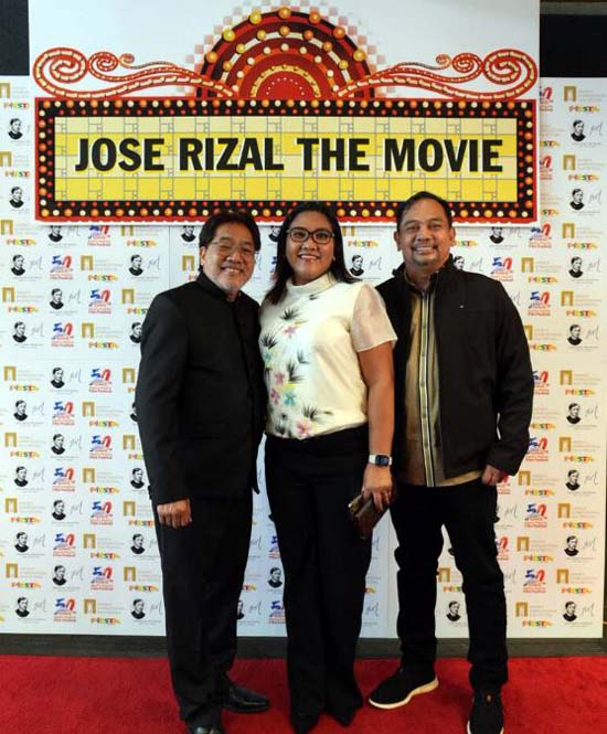 CEO/President of Fiesta In America Fernando Mendez, MMFF Executive Director Atty. Rochelle Ona, Atty. Cezar Ona 