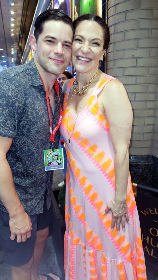 Jeremy Jordan and Shoshana Bean. Photo by: Rose Billings/Blacktiemagazine.com