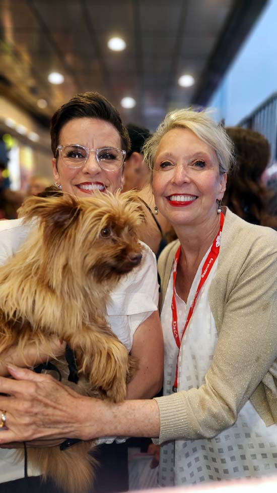 Julie Halston  and Jenn Colella.  Photo by: Rose Billings/Blacktiemagazine.com