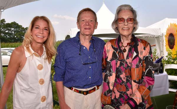 Candace Bushnell, Philippe Petit, Barbara Tober . Photo by:  PMC