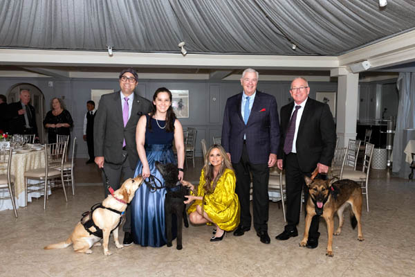 Zachary Chappell & Winnie, Christina Itabashi_Freja, Dr. Robin Ganzert, Brian O'Connor, Thomas Mitchell & Joly. Photo by  Capehart Photography 