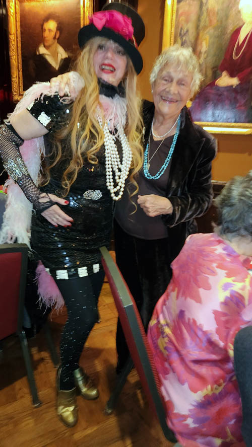 Phoebe Leger and Estelle Parsons. Photo by: Rose Billings/Blacktiemagazine.com