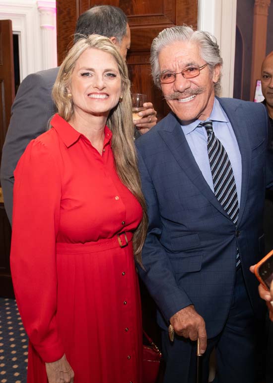 Bonnie Comley and Geraldo Rivera. Photo by: Jillian Nelson