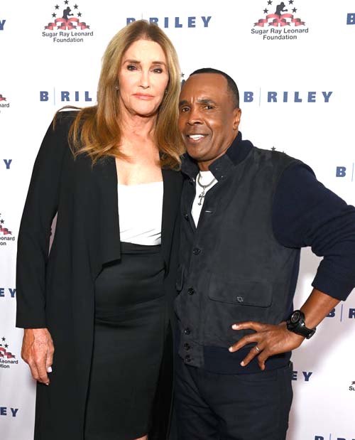 Caitlyn Jenner and Sugar Ray Leonard 