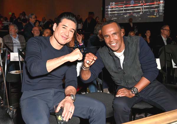  Mario Lopez and Sugar Ray Leonard 