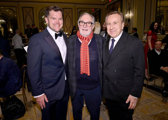 Travis Swikard, Bob Grimes, and Daniel Boulud