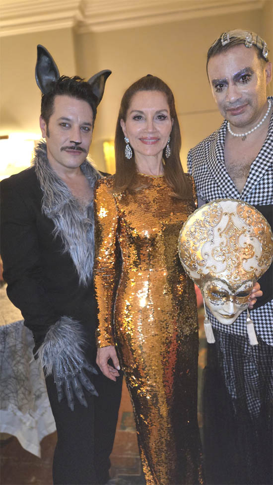 Dustin Lujan, Jean Shafiroff,  Victor dE Souza. Photo by: Rose Billings Black Tie Magazine.com