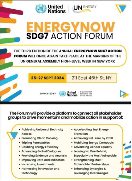 ENERGYNOW SDG7 ACTION FORUM