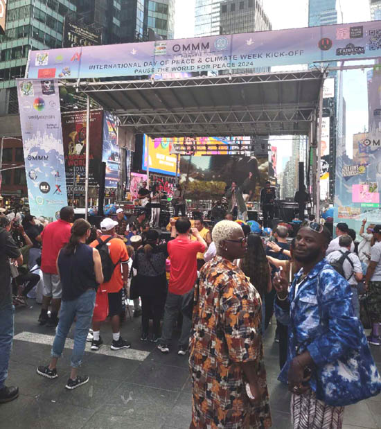 International Peace Day Concert, Times Square, NYC