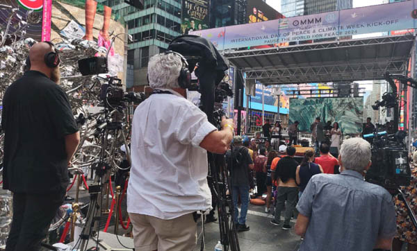 International Peace Day Concert, Times Square, NYC