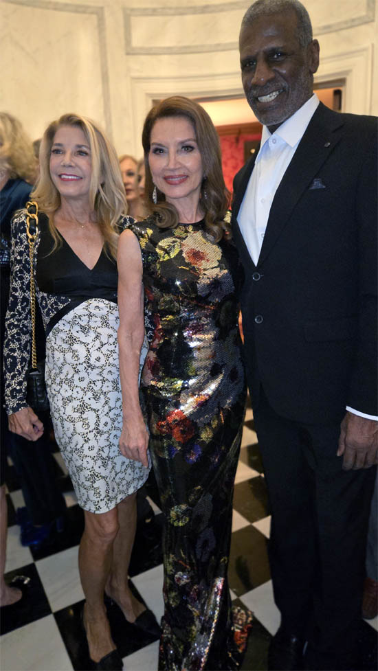 Candace Bushnel, Jean Shafiroff and Michael Spinks. Photo by: rose billings blacktiemagazine.com