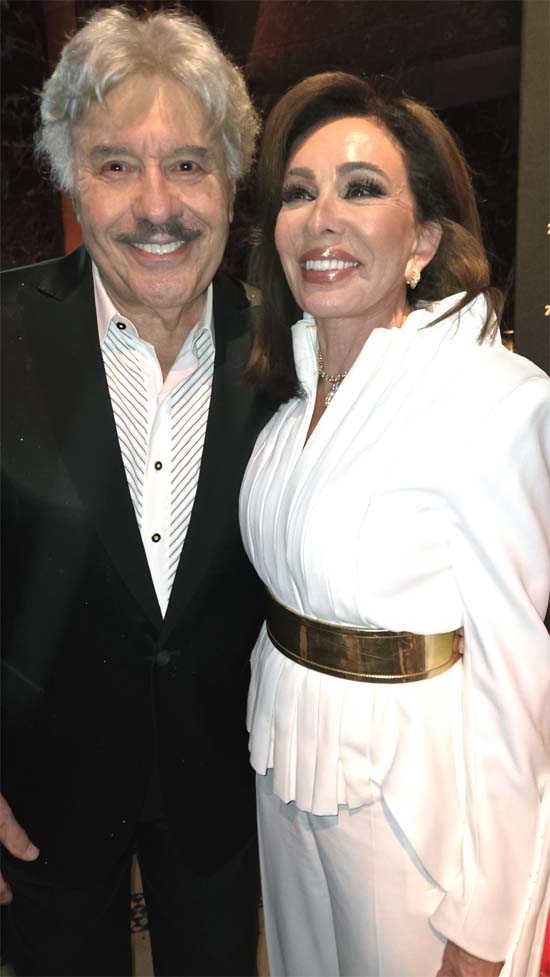 Tony Orlando and Judge Jeanine Piro. Photo by: Rose Billings/Blacktiemagazine.com