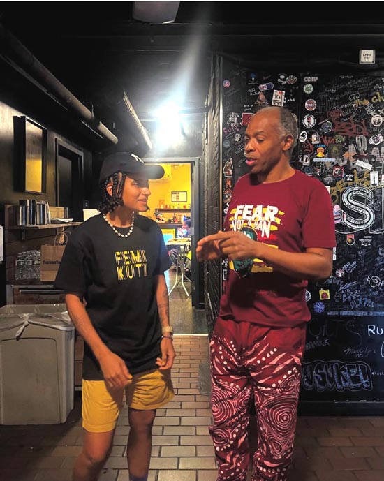 Madame Gandhi and Femi Kuti
