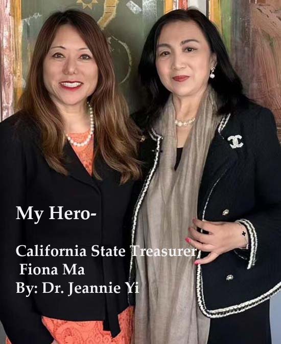 Fiona Ma , California State Treasurer, dr jeannie yi