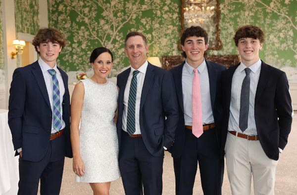 Oliver, Jamie Broach Byrd, Jeff Byrd, Parker and Harrison Broach