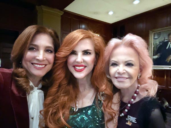   Marcia Minassian, Lorraine Silvetz and Jane Pontarelli. Photo by; rose billings black tie international magazine