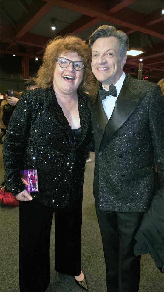 Klea Blackhurst and Jim Caruso. photo by: rose billings black tie international magazine