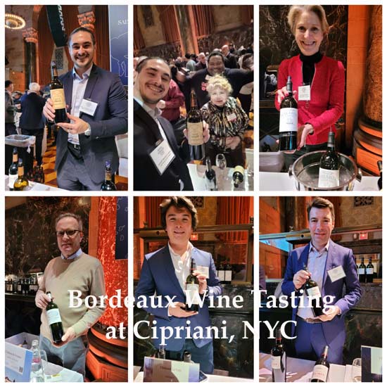 Bordeaux Wine Tasting at Cipriani NYC