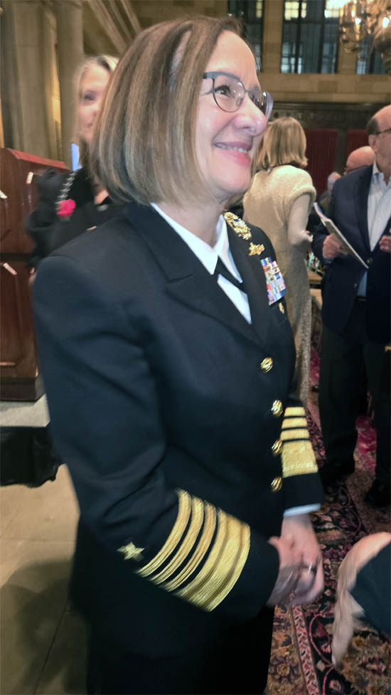 Four-Star Admiral Lisa Franchetti,  Chief of Naval Operations .  Photo by: rose billings black tie international magazine