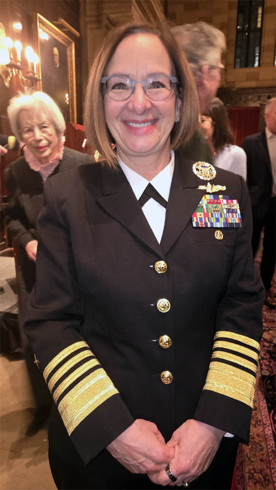 Four-Star Admiral Lisa Franchetti,  Chief of Naval Operations .  Photo by: rose billings black tie international magazine