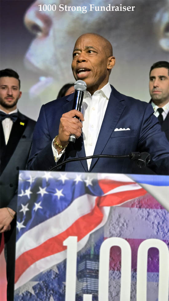mayor eric adams.  phot by: rose billings black tie international magazine