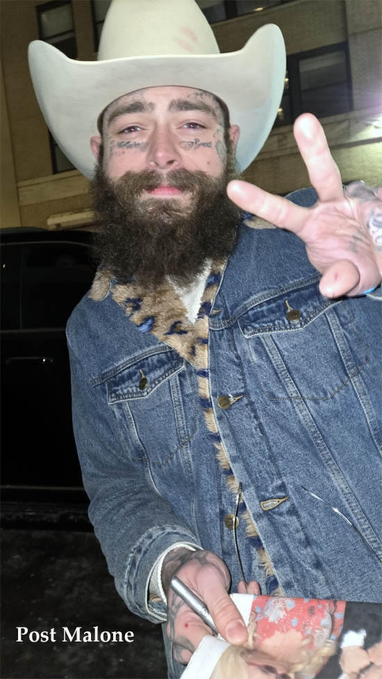 post malone.  phot by: rose billings black tie international magazine
