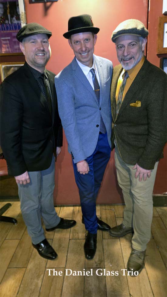 The Daniel Glass Trio.  photo by: rose billings black tie international magazine