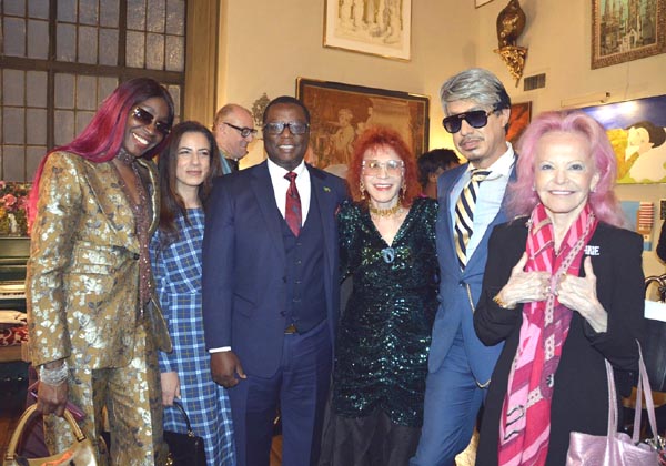 TINU, Zeinab Chamsine, Ambassador Milambo, Dr. Judy Kuriansky, Guiseppe Signorrini, Jane Pontarelli, Guiseppe Signorrini, Jane Pontarelli