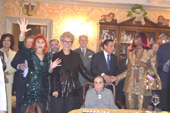 Dr Judy Kuriansky , Bogway, Russell Daisy, Chuck Huller, Tinu, Gloria Starr Kins