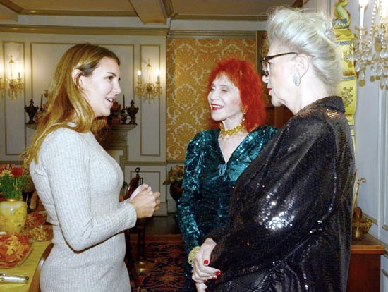 Valentina Berger, Dr. Judy Kuriansky, Ambassador Katalin Bogyay