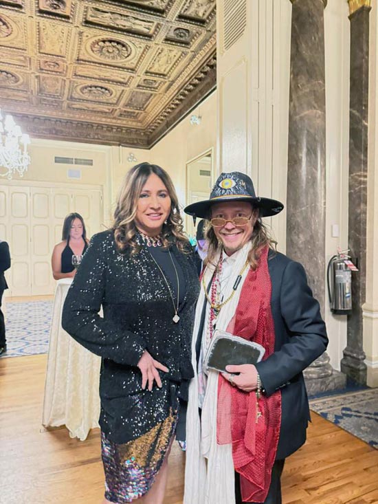 Meera Gandhi and Brock Pierce