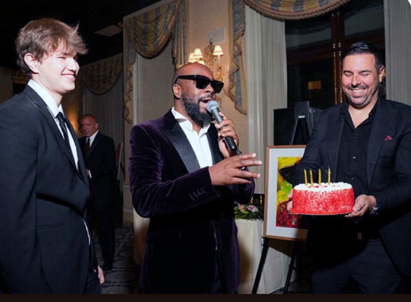Wyclef Jean and Max Roever
