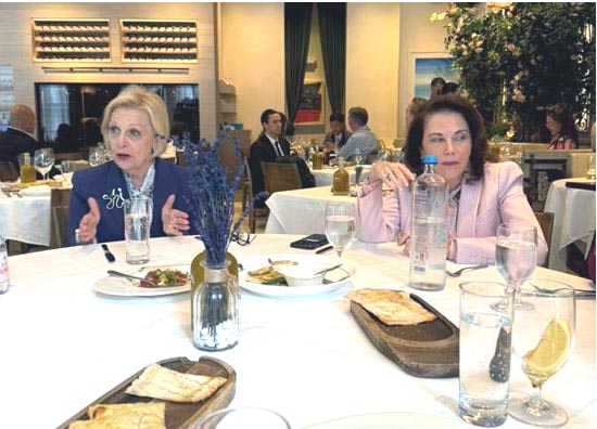 meera gandhi cherie blair birthday celebration