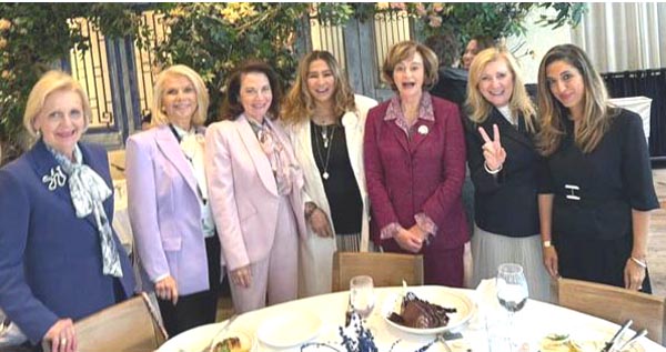 meera gandhi, cherie blair, Sarina Rossou from Australia, Francine LeFrak and Jacqueline Finkelstein LeBow