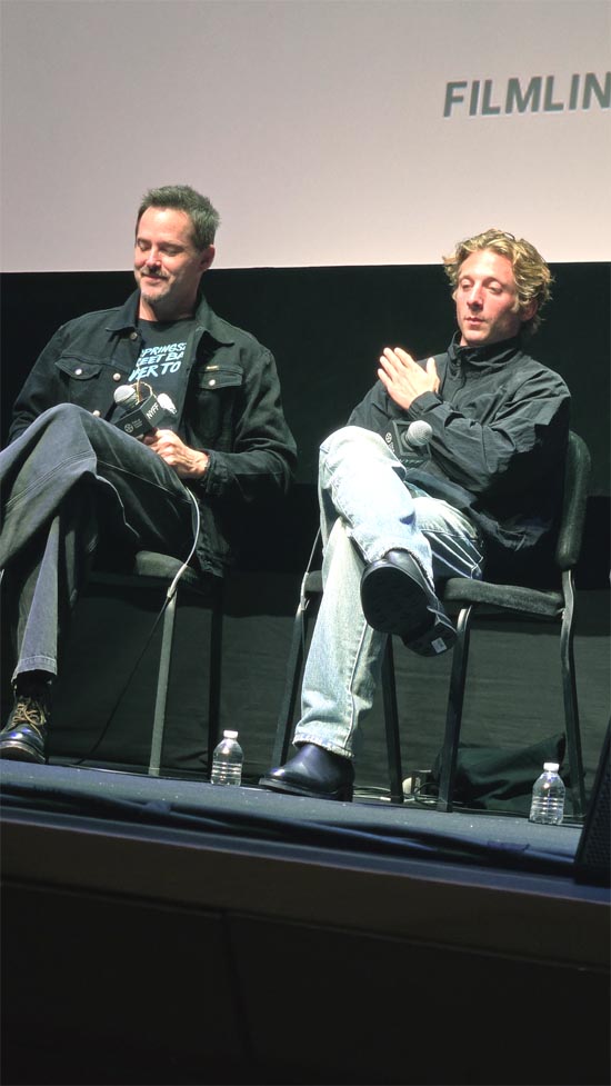 Scott Cooper and the amazing, terrific Jeremy Allen White. photo by rose billings black tie international magazine
