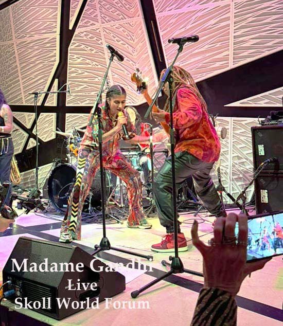 Madame Gandhi - SKo;ll World Forum Bannermain