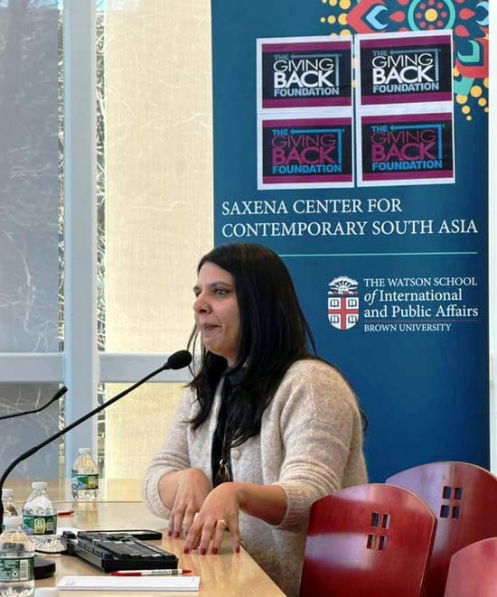 Meera Gandhi Brown University, Urban Transformation in India