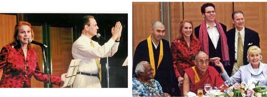 Dr. Judy Kuriansky and Russell Daisey