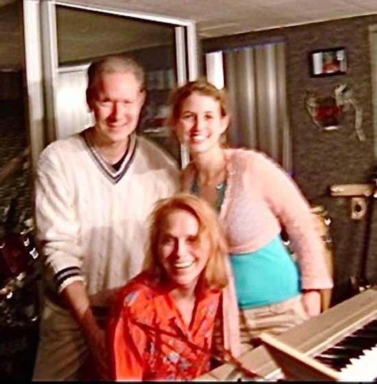 Russell Daisey, Dr. Judy Kuransky, and singer Rena Strober 