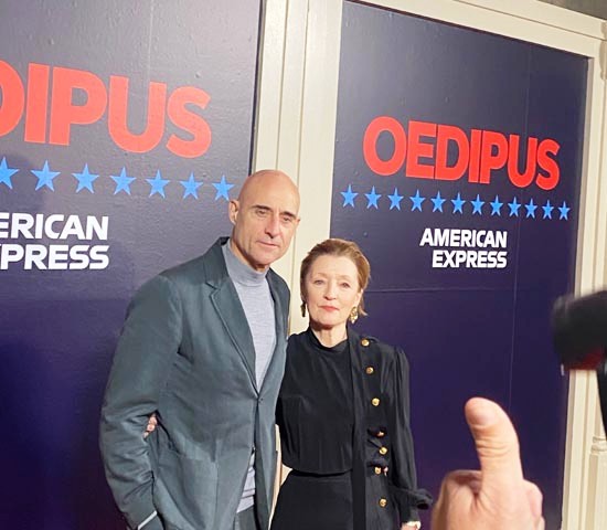 Mark Strong and Lesley Manville