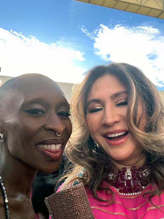 Cynthia Erivo and Meera Gandhi 