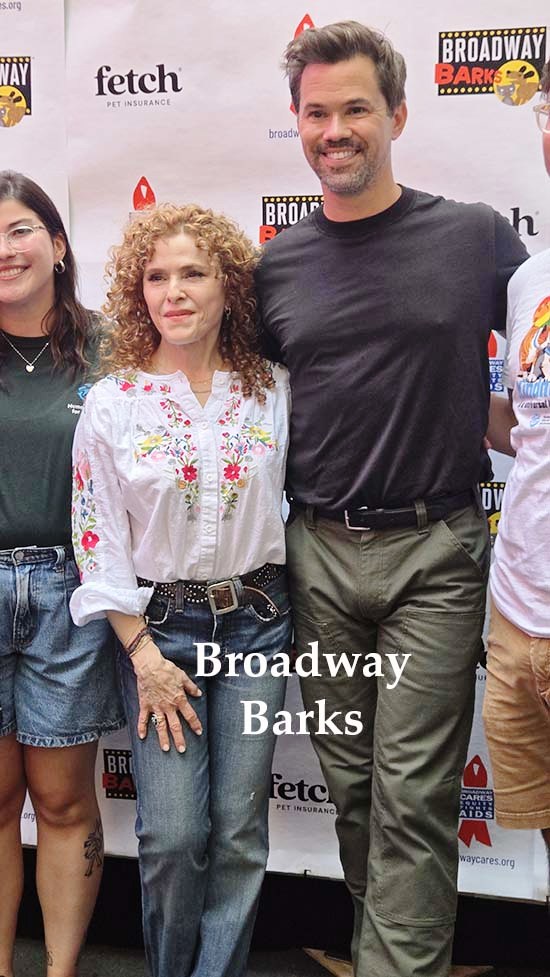 Bernadette Peters and Andrew Rannells