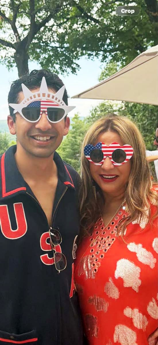 Meera Gandhi and family celebrated the 4th of July