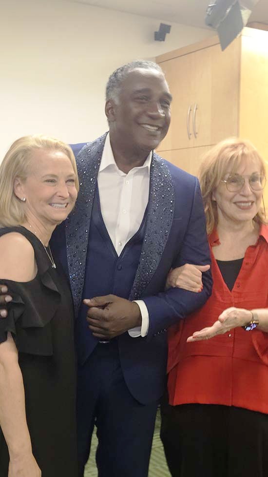 Donna Rubin, Norm Lewis and Joy Behr