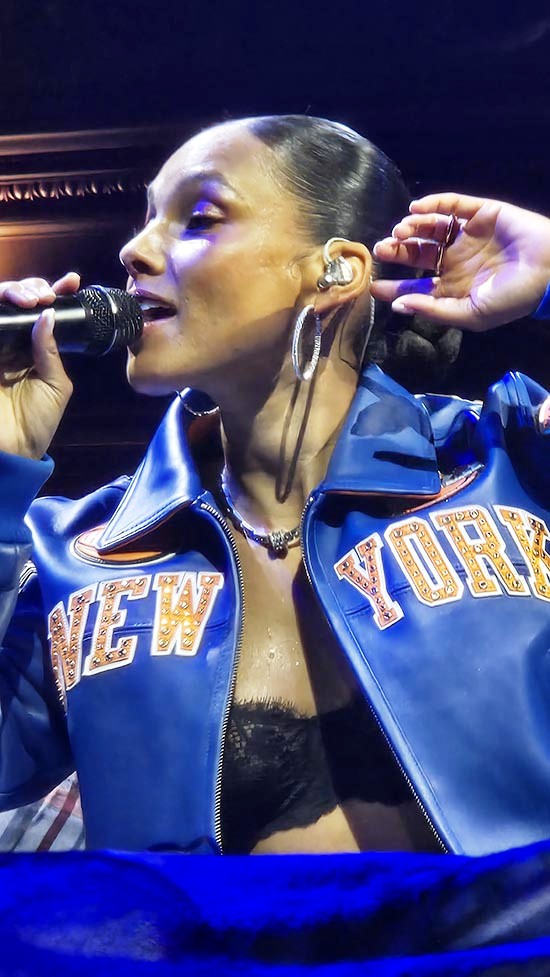 Alicia Keys closing night Tribeca Festival Party at La Capitale