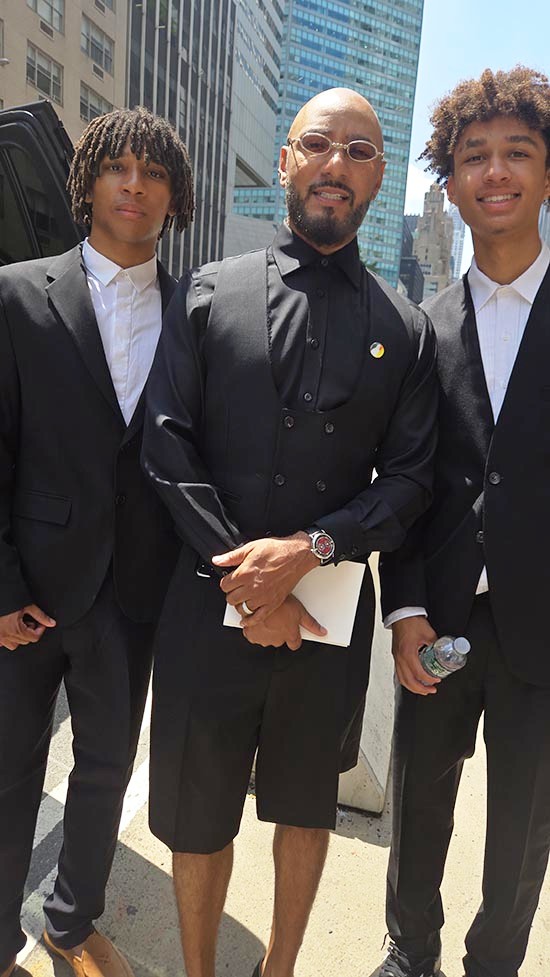 The Glorious Swizz Beatz and wonderful sons