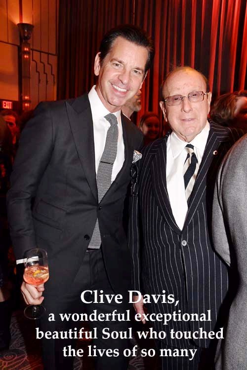Greg Schriefer and Honoree Clive Davis