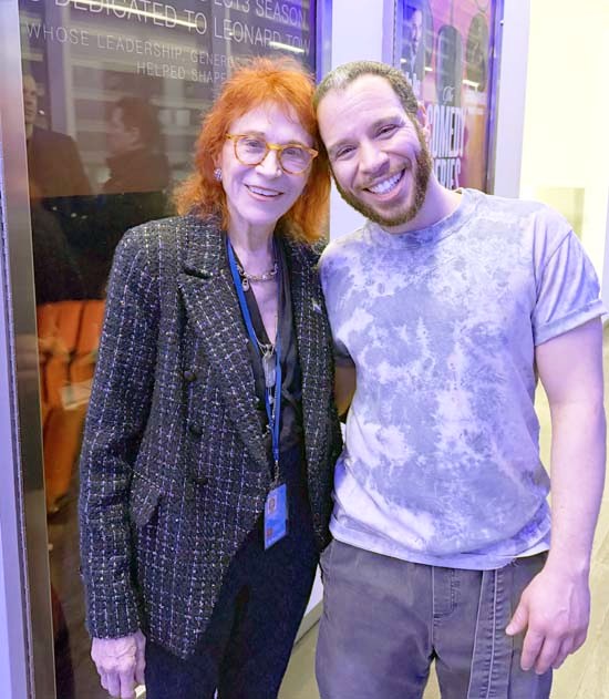 Dr. Judy Kuriansky and actor Robin de Jes�s