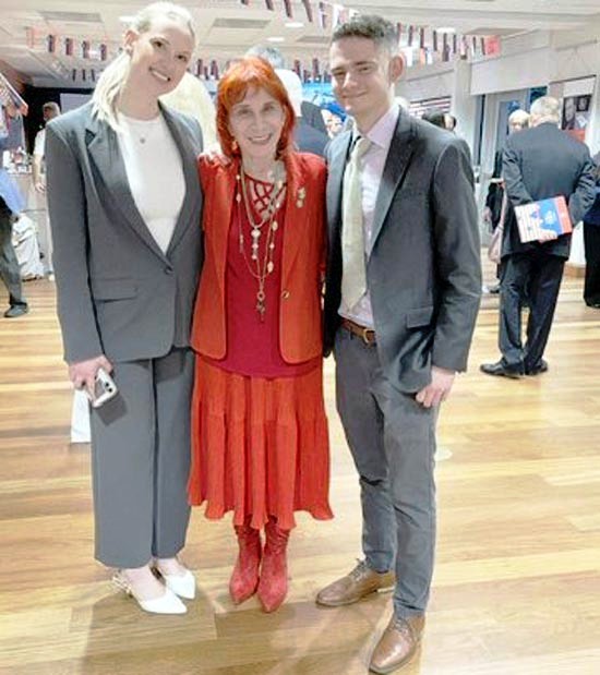 Slovenia_National_Day_18, judy Kuriansky, Elsa McKenney and Mark Schlager,
